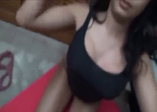 Teen girl enjoying incest on cam